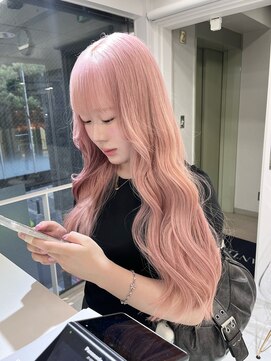 ランテルディ 渋谷(LANTERDIT) 【LANTELDIT】ペールピンク レイヤー ハイトーン