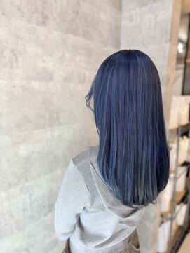 ブレイブ ヘアデザイン(BRaeVE hair design) ネイビーブルー