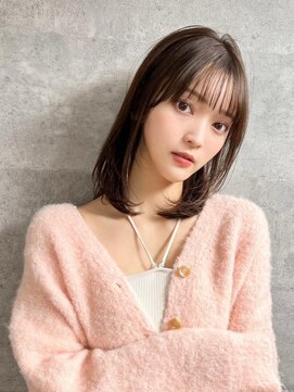 アールヘアーデザイン 千種(r hair design) サラツヤロングベージュカラーブリーチしない透明感カラー