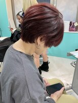 ユー イケブクロ(u Ikebukuro)&nbsp;マッシュショート/チェリーレッド/ピンクブラウン/大人ショート