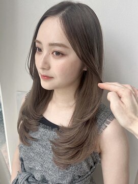 顔周りカット小顔ヘアレイヤーカット内巻きレイヤーUC-2