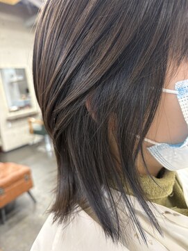 スタイルエイチ(Style‐H) ブルーシルバーのインナーカラー