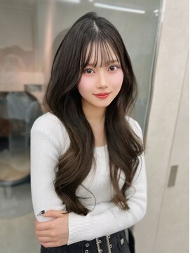 ロール 博多(Role) 縮毛矯正/髪質改善/ミディアムレイヤー/酸性ストレート/透明感