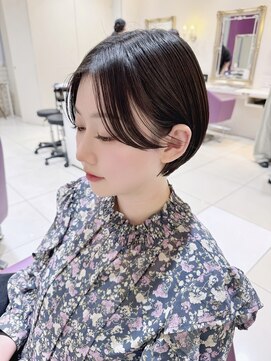 ハピネス 河原町店(Happiness) 丸みショート 顔まわりカット 四条河原町 進詩織