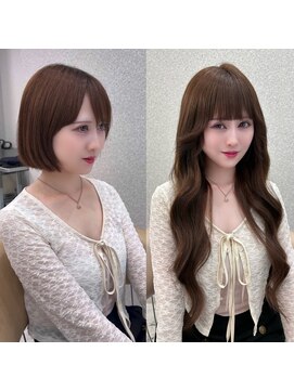 リリー(Lilley) 【Kanami天神美容室】羽エクステ×韓国ヘア