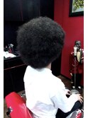 アフロパーマ　針金ハードパーマ