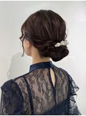 【ヘアセット】ふわふわ×シニヨン(東京駅)