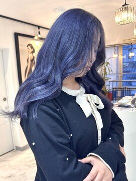 ヴィア 京都烏丸(Via) ブルーラベンダー/ラベンダーカラー/ブリーチ/髪質改善
