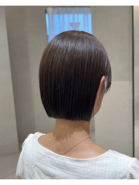 サードショップ 梅田茶屋町店(THIRD SHOP) ボブ×グレージュ