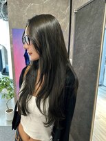 ザ シェノン ウメダ(THE CHAINON UMEDA) ダークパープル/ナチュラルショート/夏のヘアアレンジ/大阪梅田