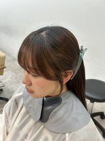 ハレケメリディッシュ(HAREKE meridish)&nbsp;【立川】前髪・顔まわりカットで小顔韓国ヘア