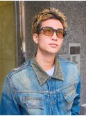 金髪メンズショート