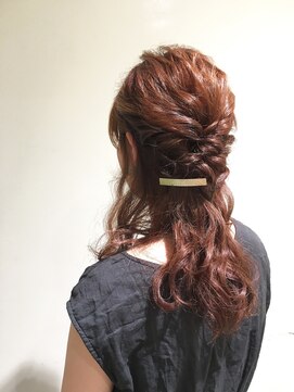 ピエドプール(PiED DE POULE) 結婚式や二次会お呼ばれに☆ダウンスタイル☆