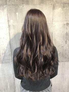 モードケイズ 西宮(MODE K's) バイオレットグレー/斜めバング/アシンメトリー/伸ばしかけ