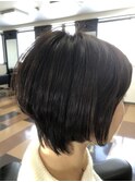 ステップボーンカット 小顔補正カット ショート