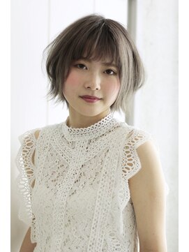 ヘアスピリッツアンクス(Hair Spirit anx) ショートボブ×グレージュカラー