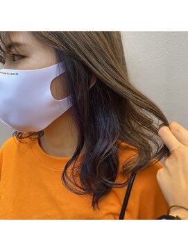 ヴィコロ(vicolo) パープルインナーカラー