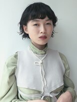ドットプラス リム(Dot+LIM) （stylist曽我）ニュアンスパーマのマッシュボブ