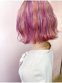 ピンクユニコーン/暖色系カラー/暖色ユニコーンカラー