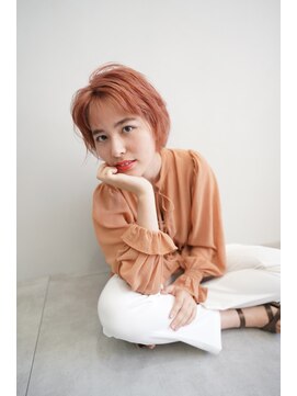 エル 横浜(eL) 【eL 横浜】シースルー　アレンジ　ショートボブ　(大島)