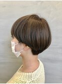 大人かわいい20 代30 代40 代小顔ショートボブ１【Zina 新宿】