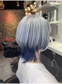 クラゲウルフとツートーンカラーで深海魚みたいな感じ☆