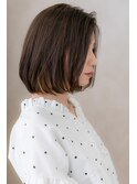 外国人風イヤリングカラー小顔前下がりボブY浦和20代30代40代
