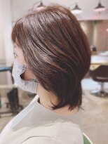 アース 東戸塚店(HAIR & MAKE EARTH) 30代40代大人可愛いツヤ髪ベージュブラウンウルフレイヤー