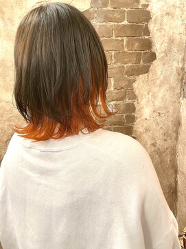 マギーヘア(magiy hair) magiyhair【nico】インナーオレンジ
