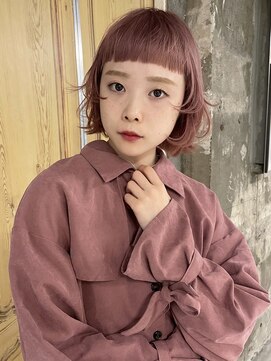 ロジ(loji) ピンク×顔まわりレイヤー