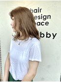 ブリーチなし/アッシュベージュ/氏川洸希/多摩センター