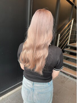 ロンド レア 天神大名店(Lond Le’a) ダブルカラーミルクティーベージュケアブリーチハイトーン韓国