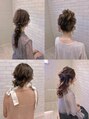 ヘアースタジオ シーオーイー(hair studio C-O-E) どこから見ても可愛い立体感アレンジ