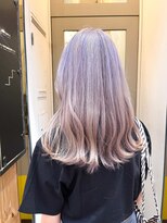 アンヘアー(UNHAIR by shiomiH)&nbsp;ハイトーンカラー×ベビーピンク