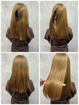 ウプヘアサロン ブリーチ毛でも圧倒的艶感を