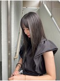 透明感髪質改善ベージュダブルカラーミルクティーグレージュ