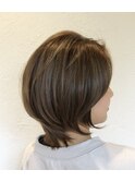 ミディアムウルフ[東林間美容室/30代40代50代]