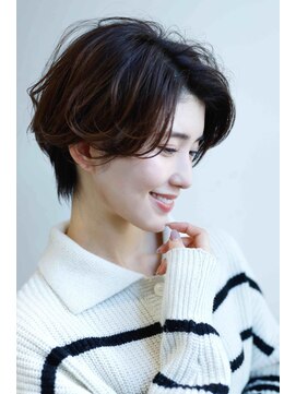 ナギ(nagi) ショート ハンサムショート センターパート