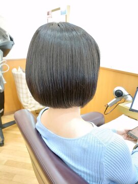 松本平太郎美容室 浦安店 ナチュラルミニボブ/30代40代50代60代