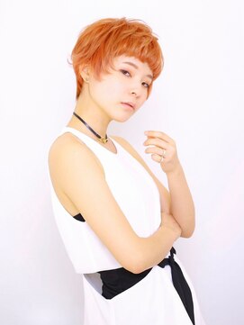 デビュー 沖縄泡瀬店(Debut) ベリーショート/ダークアッシュ/ニュアンスパーマ/韓国マッシュ