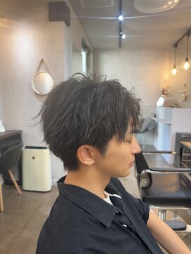 アールクリップ 表参道(arclip) men's hair韓国ベリーショートカルマパーマニュアンスパーマ
