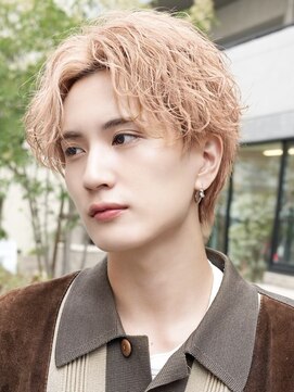 オーシャントーキョーウエスト 心斎橋 (OCEAN TOKYO WEST) 波巻きパーマツイストスパイラルパーマセンターパートウルフ