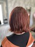 【大人女性おすすめ・再来用】カット＋温感カラー＋頭浸浴ヘッドスパ　