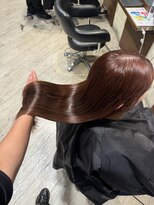 リー ヴィータ 上新庄(Lee Vita)&nbsp;髪質改善、ピンクカラー