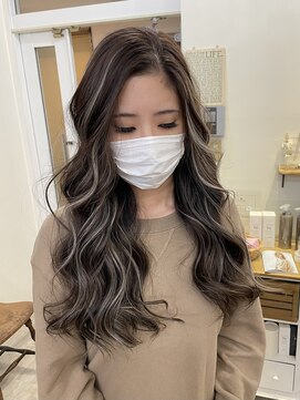 エトラ 渋谷店(etora) 小顔へア アッシュカラーグレージュハイライトカラー◎