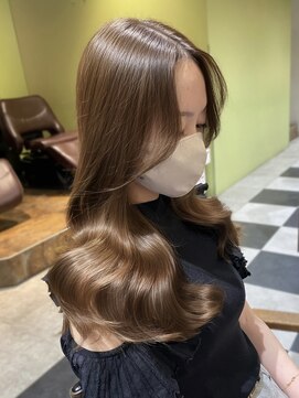 ニューヨークニューヨーク 梅田茶屋町店(NYNY) ミルクベージュ　ブラウンベージュ　ブリーチ一回