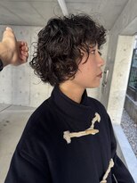 キーチェ 梅田中崎町(keych)&nbsp;マッシュショート/波打ちパーマ[中崎町/梅田駅］