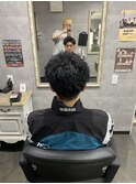 滋賀/南草津/メンズ美容室/波巻きツイストスパイラルパーマ