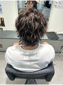波巻きツイストスパイラルパーマ/フェザーパーマ/眉毛/メンズ 