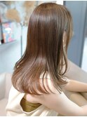■ミルクティーブラウン/大人かわいい/エアーストレート元町11-5